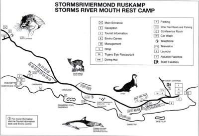 Tsitsikamma Storms River Mouth Map